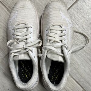 Mizuno White Athletic Sneakers